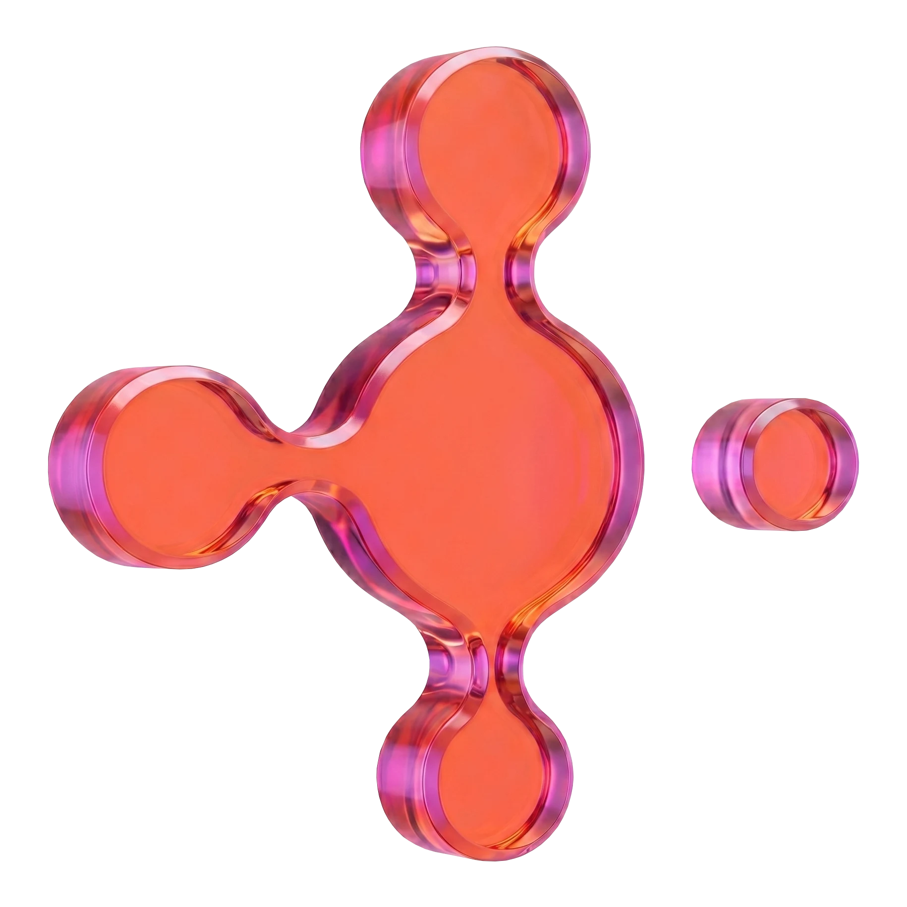 Camplight glass molecule mark